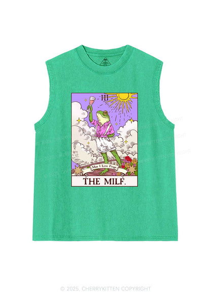 The Mxxf Frog Y2K Washed Muscle Tank Cherrykitten