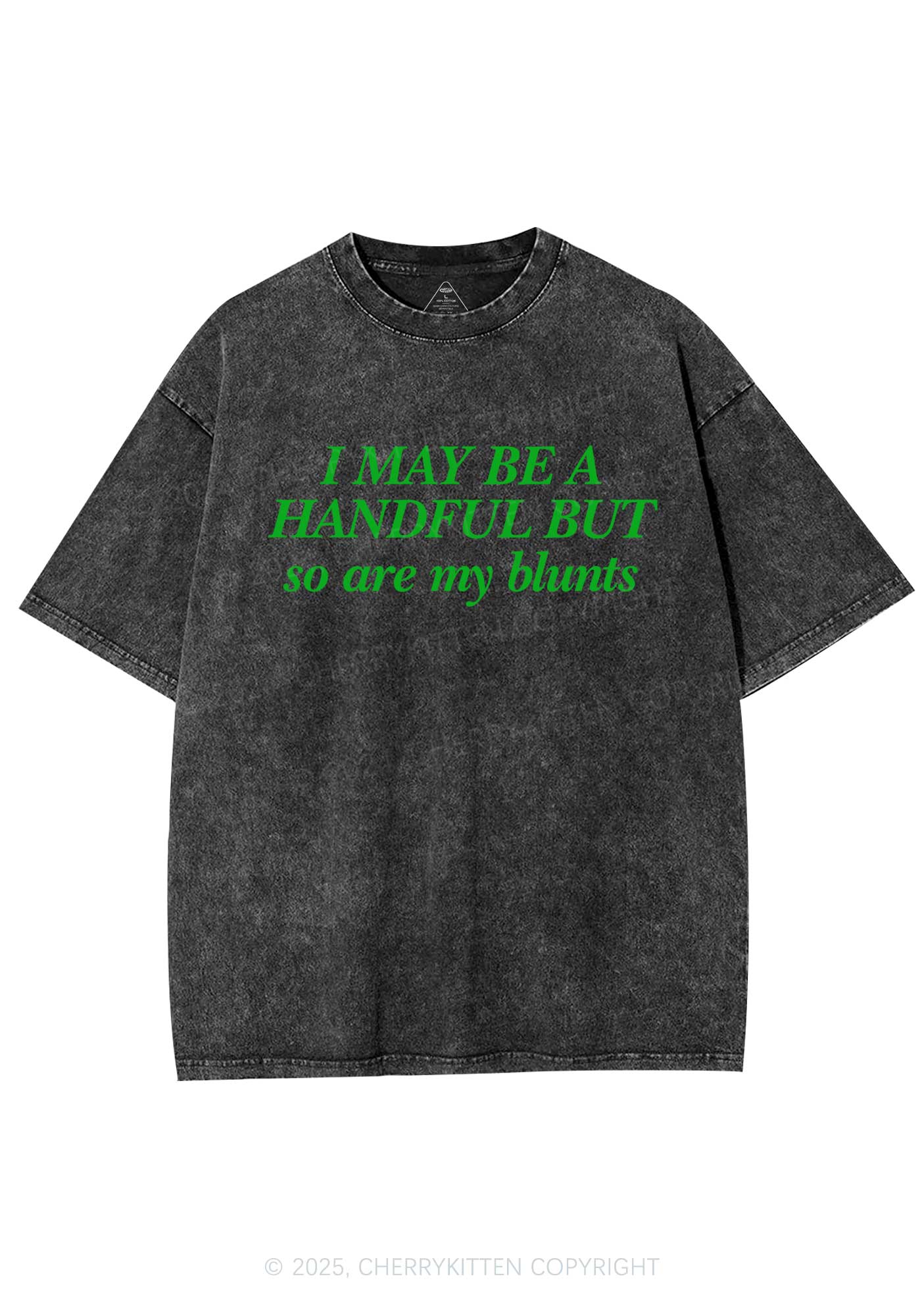 My Blunts Are Handful Y2K Shirts Washed Tee Cherrykitten