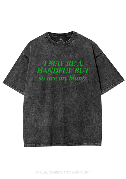 My Blunts Are Handful Y2K Shirts Washed Tee Cherrykitten