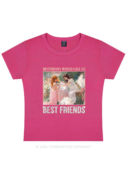 Historians Call Us Best Friends Pride Y2K Baby Tee Cherrykitten