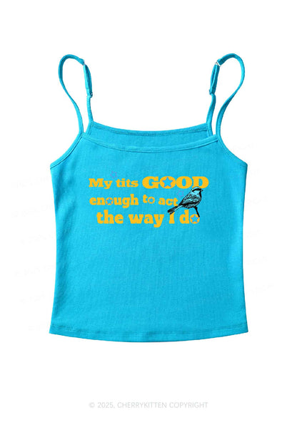 Good To Act Way Y2K Spaghetti Strap Cami Cherrykitten