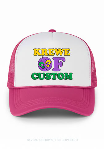 Krewe Of Custom Y2K Colorblock Trucker Hat Cherrykitten