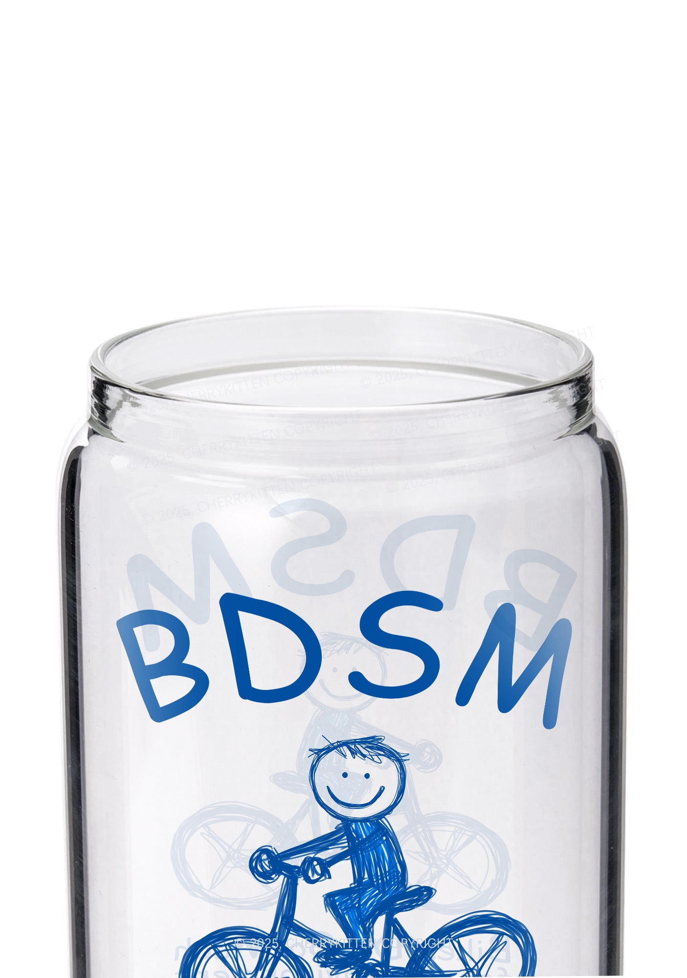 Bikes Do Much Environment Y2K Printed Glass Cup Cherrykitten