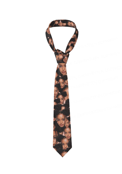 Custom Portrait Y2K Necktie Cherrykitten