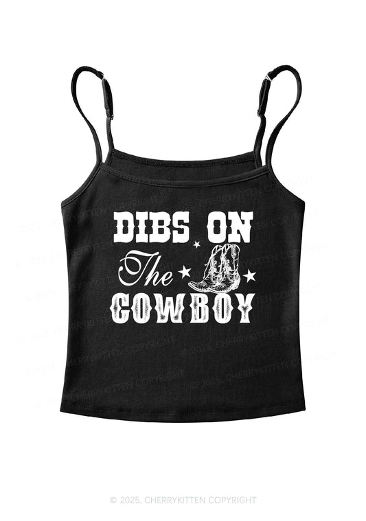 Dibs On The Cowboy Y2K Spaghetti Strap Cami Cherrykitten