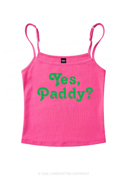 Yes Paddy St Patricks Y2K Spaghetti Strap Cami Cherrykitten