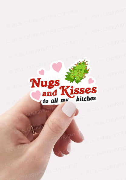 Nxgs And Kisses 1Pc Y2K Sticker Cherrykitten