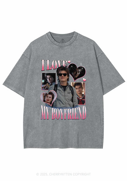 I Love My BF SH Y2K Shirts Washed Tee Cherrykitten