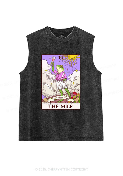 The Mxxf Frog Y2K Washed Muscle Tank Cherrykitten