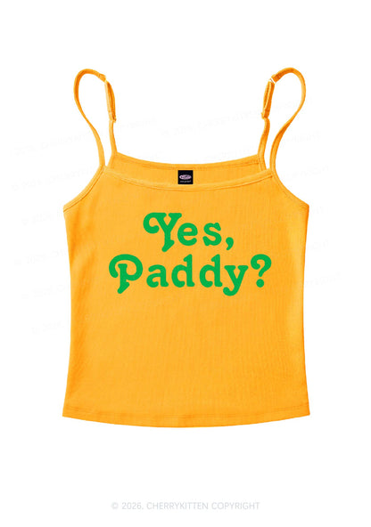 Yes Paddy St Patricks Y2K Spaghetti Strap Cami Cherrykitten