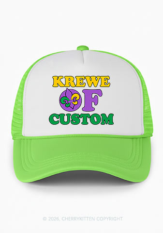 Krewe Of Custom Y2K Colorblock Trucker Hat Cherrykitten