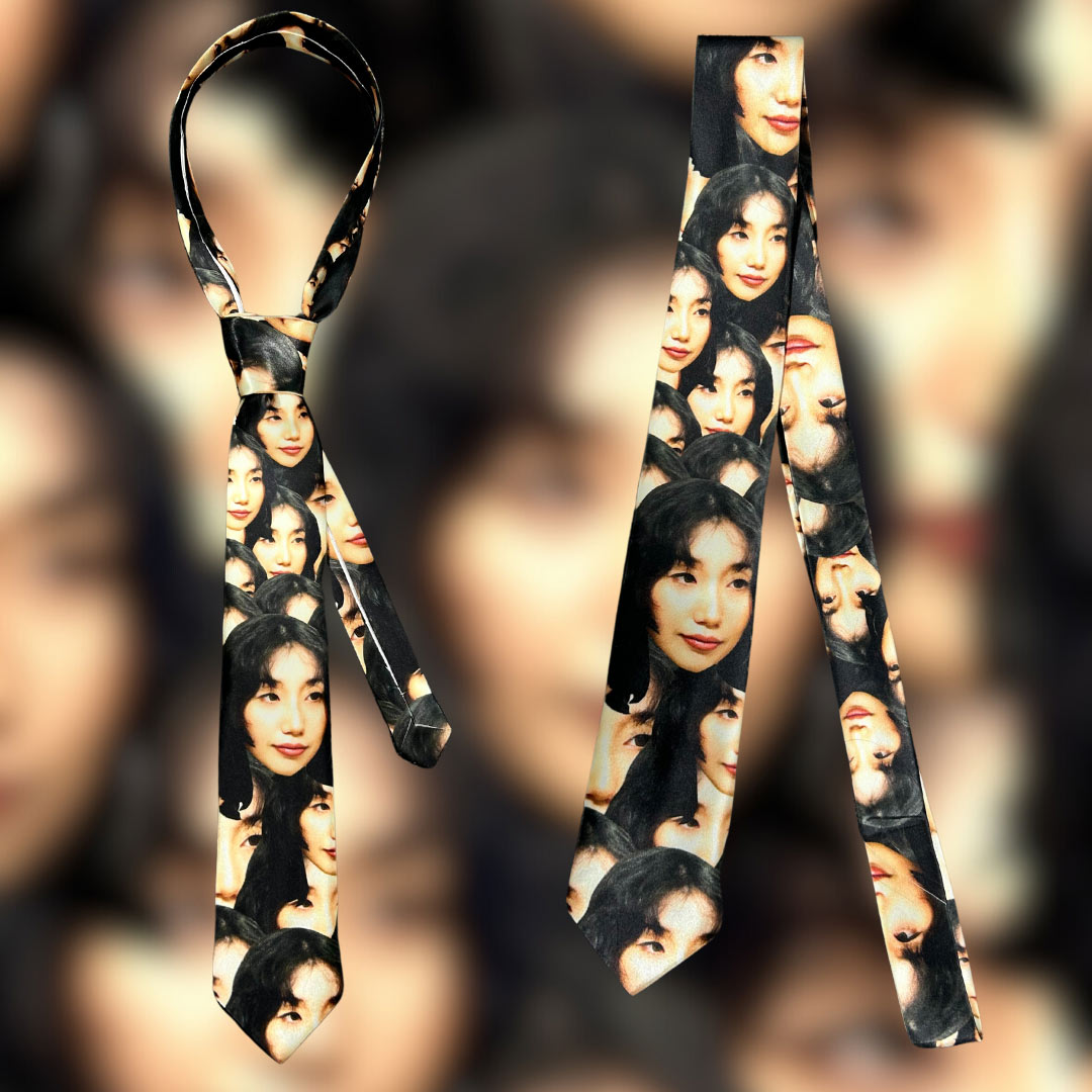 Custom Portrait Y2K Necktie Cherrykitten