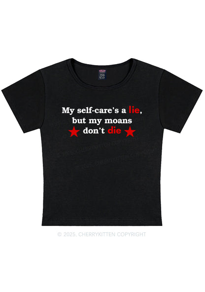 My Moans Dont Die Y2K Baby Tee Cherrykitten