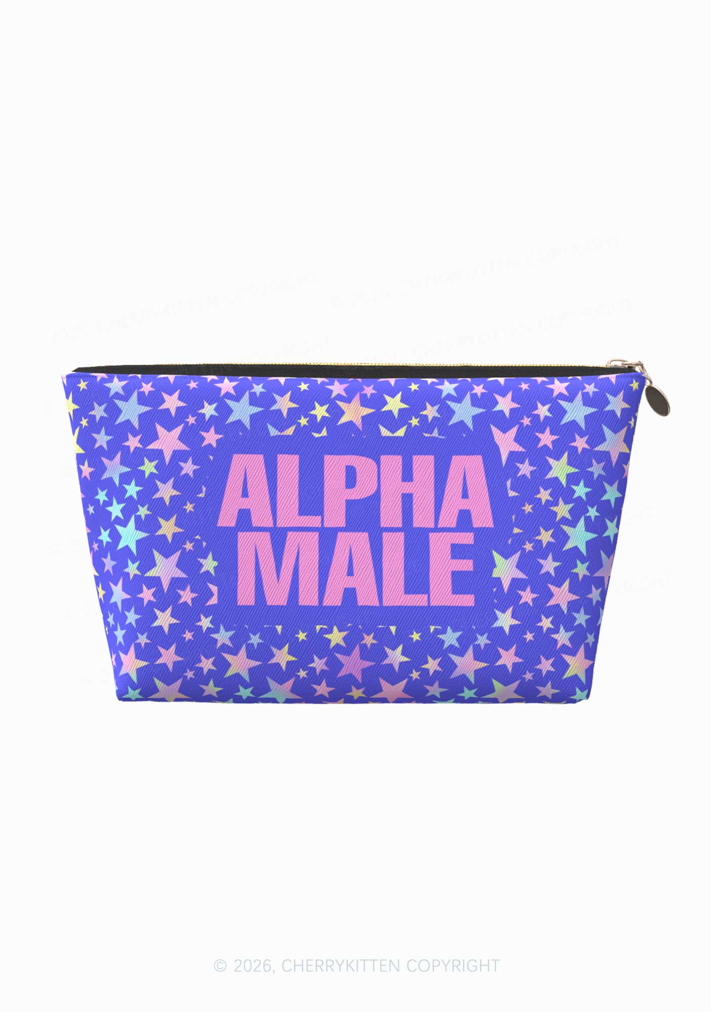 Purple Alpha Male Y2K Makeup Bag Cherrykitten