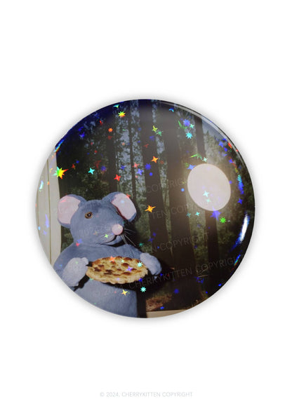 Pizza Rat 1Pc Y2K Pin Badge Cherrykitten