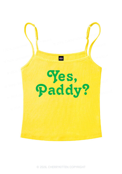 Yes Paddy St Patricks Y2K Spaghetti Strap Cami Cherrykitten