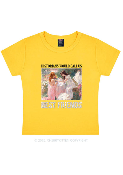 Historians Call Us Best Friends Pride Y2K Baby Tee Cherrykitten