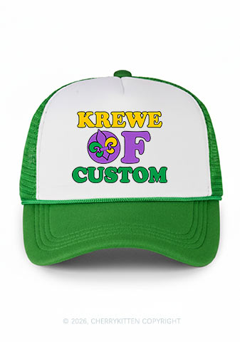 Krewe Of Custom Y2K Colorblock Trucker Hat Cherrykitten