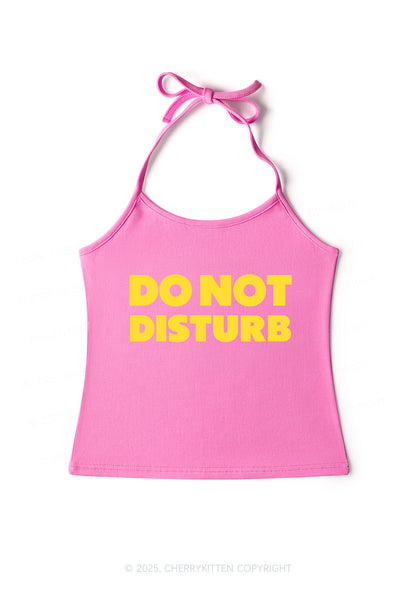 Do Not Disturb Y2K Halter Neck Cami Cherrykitten