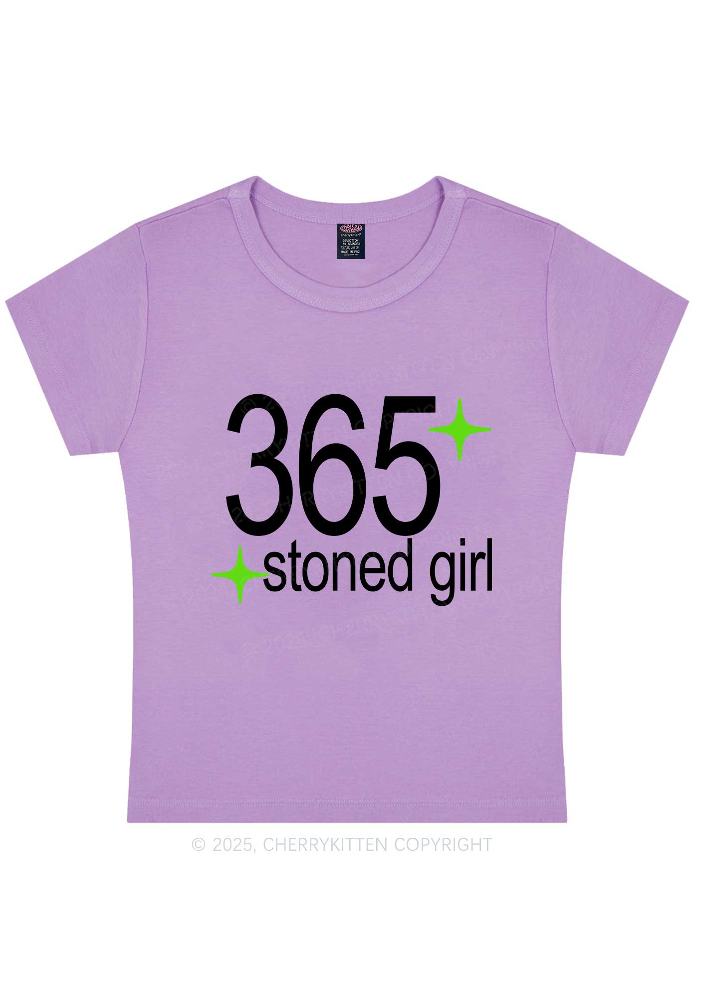 Stoned Girl Y2K Baby Tee Cherrykitten