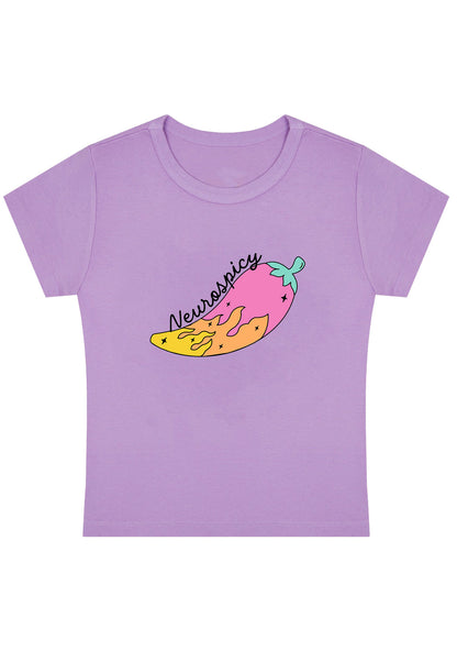 Curvy Neurospicy Colored Chili Baby Tee