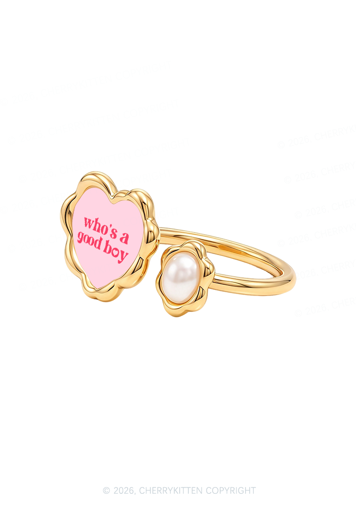 Whos A Good Boy Y2K Rings Cherrykitten