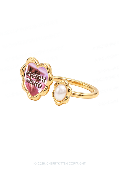 Custom Photo Y2K Rings Cherrykitten
