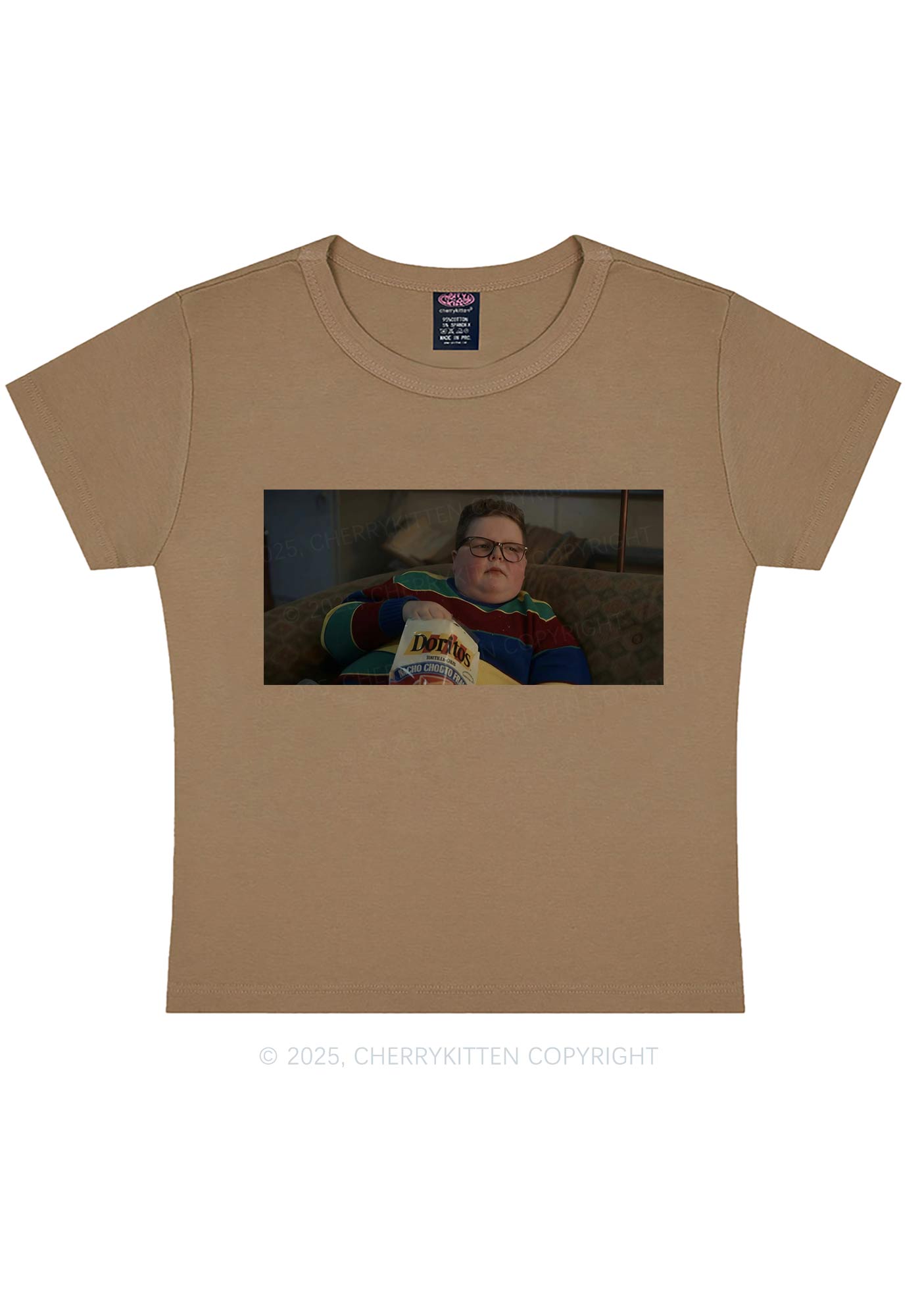 Snack Break Y2K Baby Tee Cherrykitten