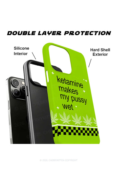 Kxxamine Makes My Puxxy Wet Y2K Phone Case Cherrykitten