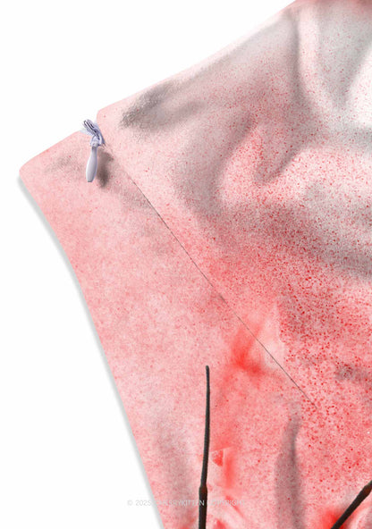 Halloween Blood Spiders Y2K Print Mini Skirt Cherrykitten