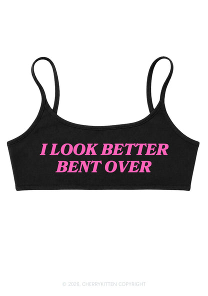 Look Better Bent Over Y2K Super Crop Cami Cherrykitten