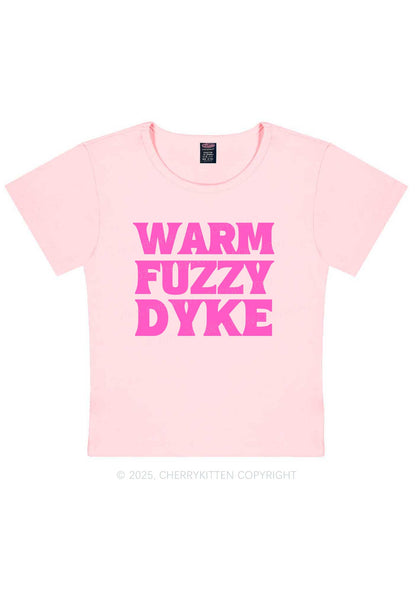 Warm Fuzzy Dyke Y2K Baby Tee Cherrykitten