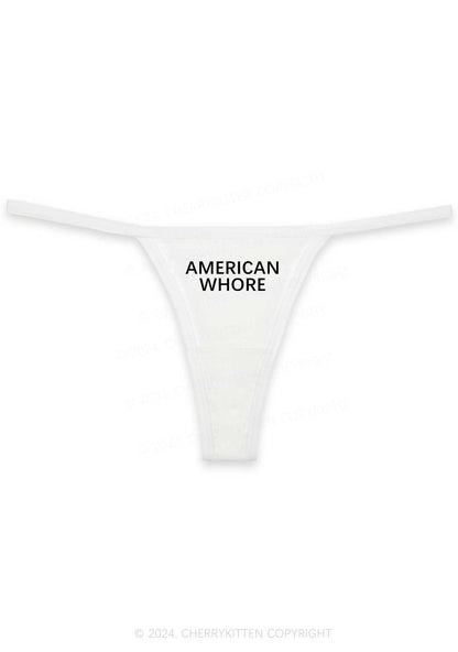American Hore Y2K Flat String Thong Cherrykitten