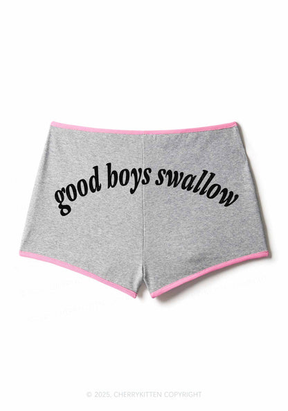 Good Boys Swallow Y2K Booty Shorts Cherrykitten