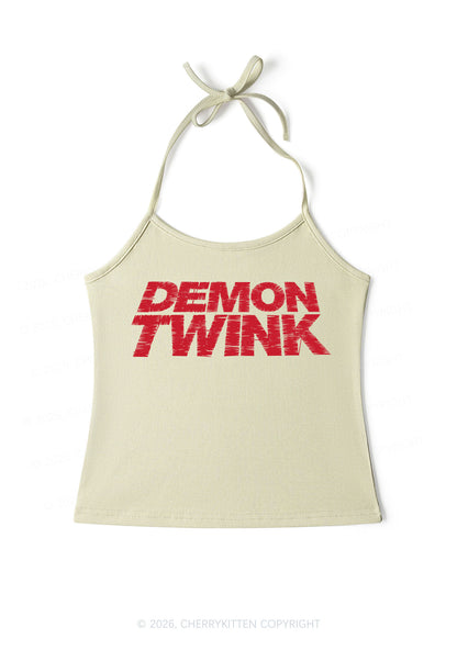 Demon Twink Pride Y2K Halter Neck Cami Cherrykitten
