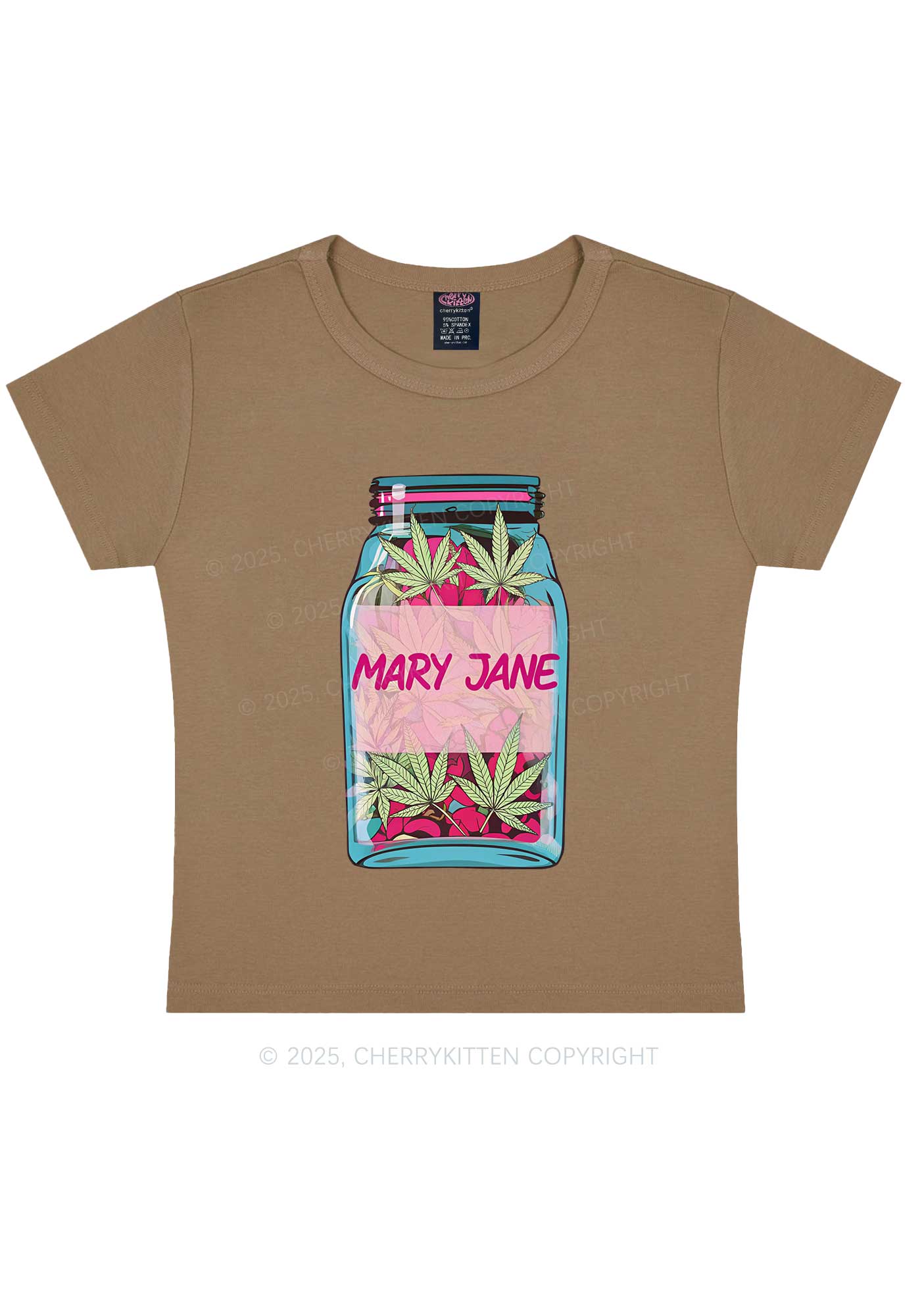 Wxxd Jar Y2K Baby Tee Cherrykitten