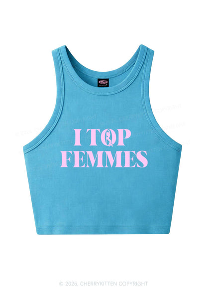 I Top Femmes Pride Y2K Crop Tank Top Cherrykitten