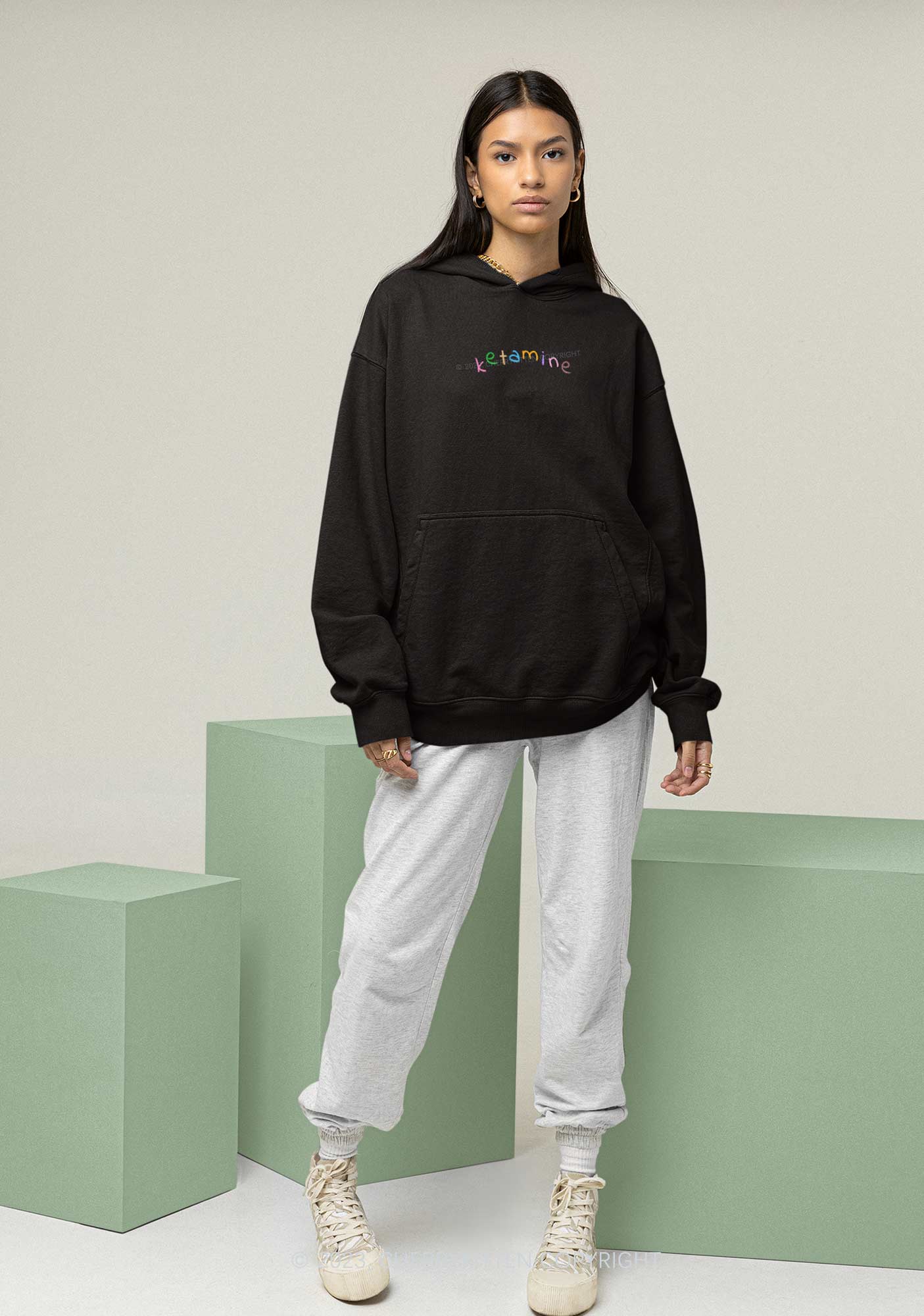 Orange Pony Y2K Hoodie Cherrykitten
