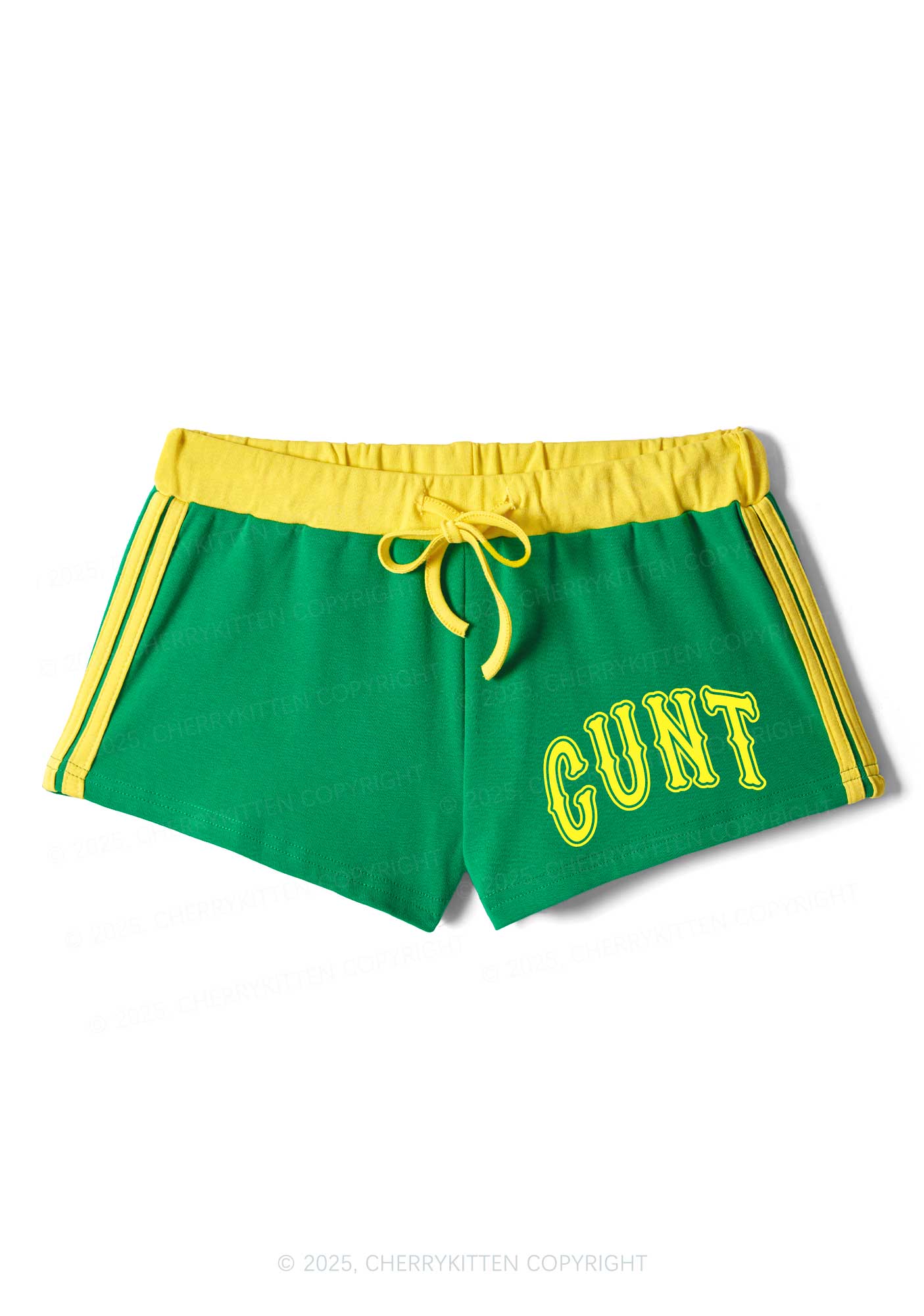 Cxxt Y2K Drawstring Mini Shorts Cherrykitten