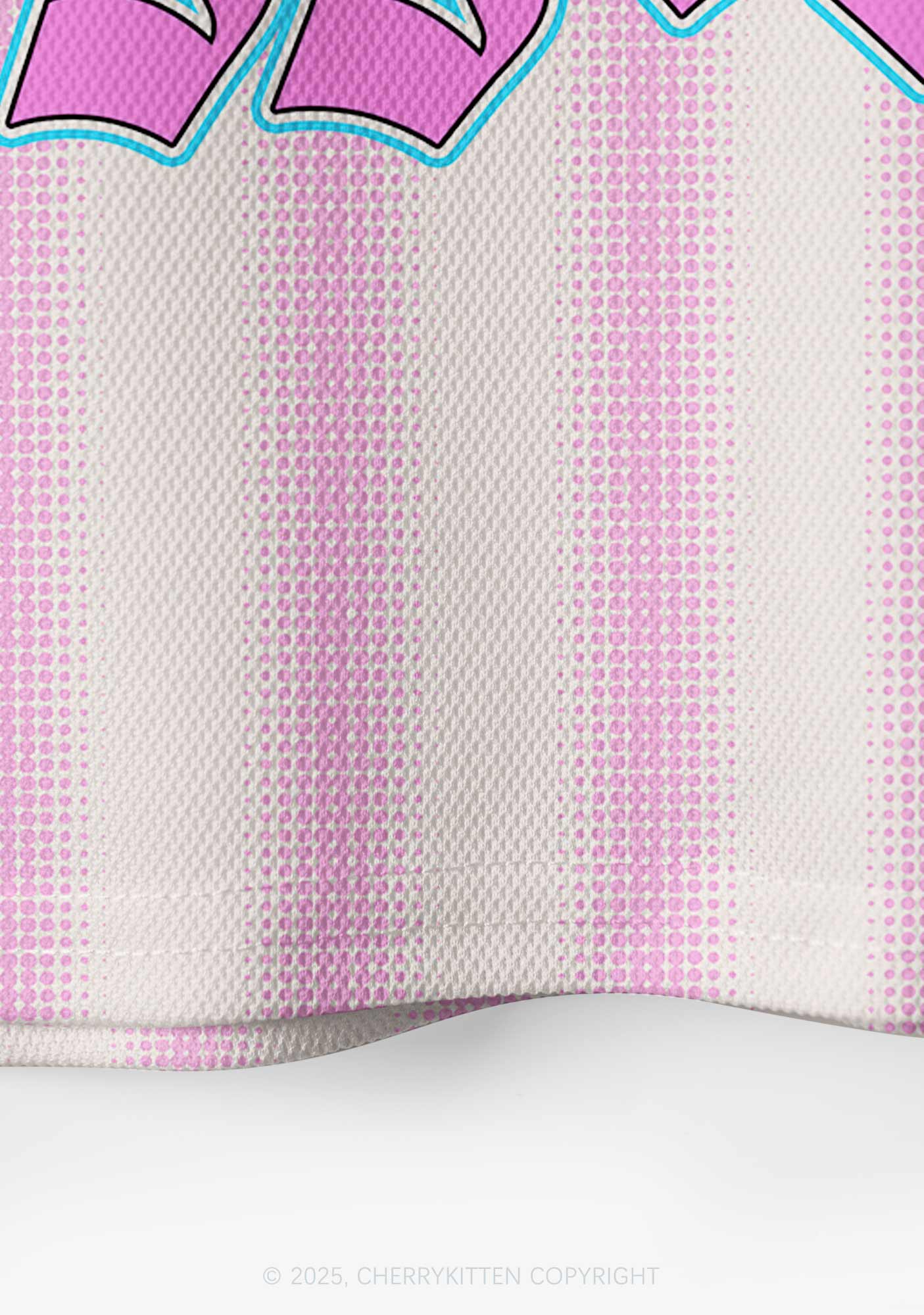 Custom Pink Faggot Stars Pride Y2K Crop Sport Jersey Shirts Cherrykitten