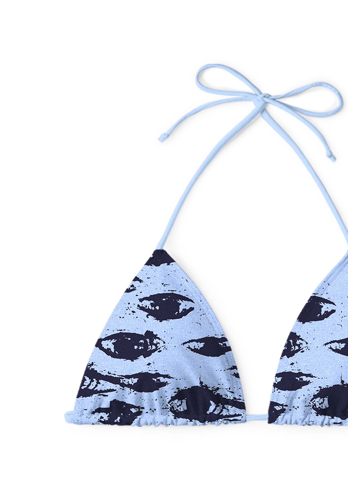 Eyes In The Blue Y2K Print Bikini Set Cherrykitten