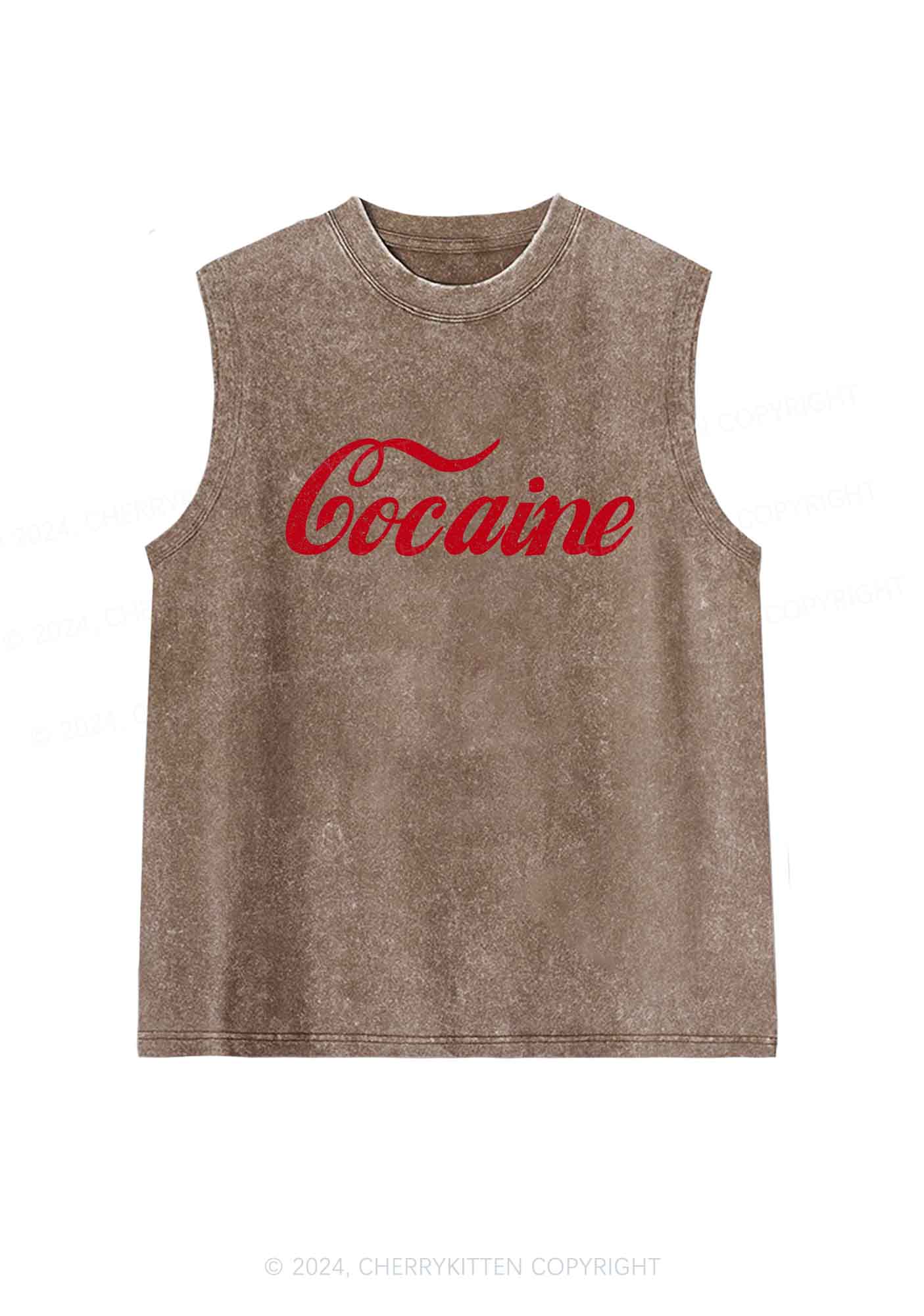 Special Cola Y2K Washed Tank Cherrykitten