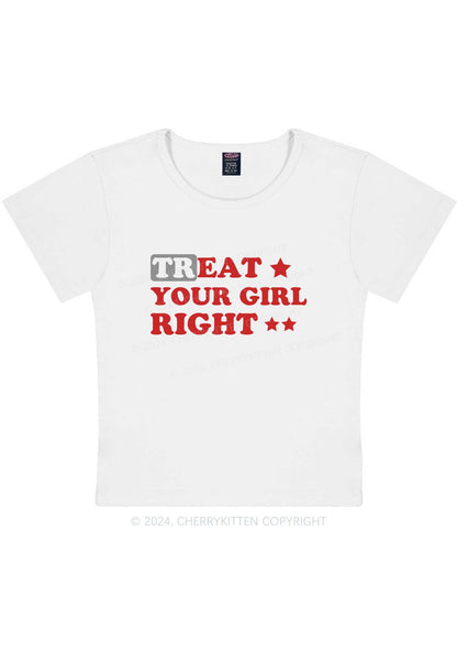 Treat Your Girl Right Y2K Baby Tee Cherrykitten