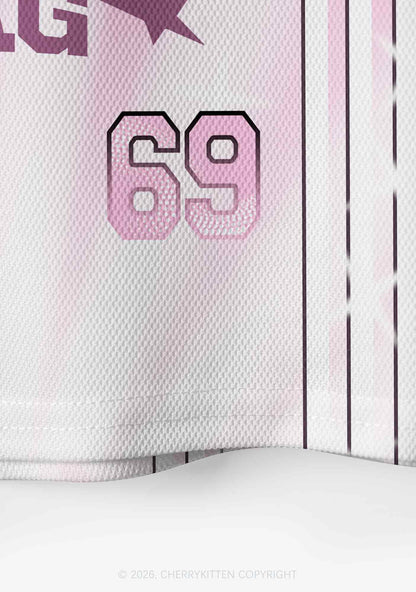Worlds Faggest Fag Pride Y2K Crop Sport Jersey Shirts Cherrykitten