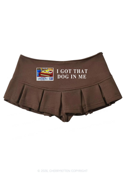I Got That Hot Dog In Me Y2K Mini Pleated Skirts Cherrykitten
