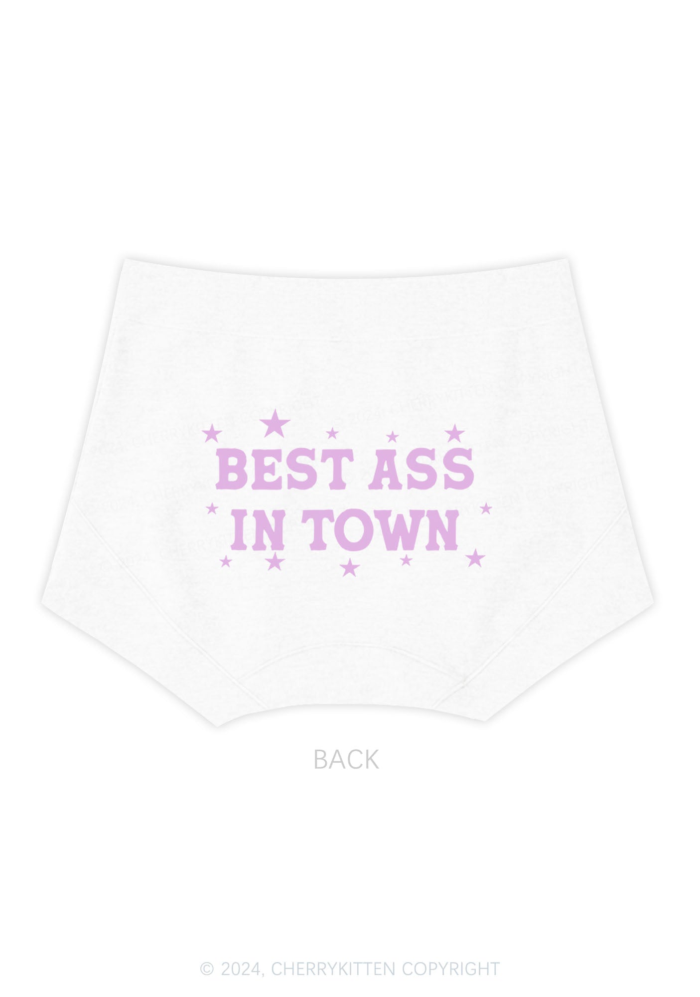 Best In Town Y2K Mid Rise Waist Boyshort Cherrykitten