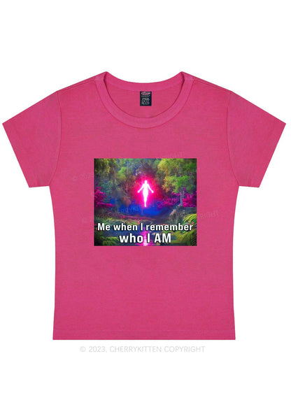 Curvy Who I Am Y2K Baby Tee Cherrykitten