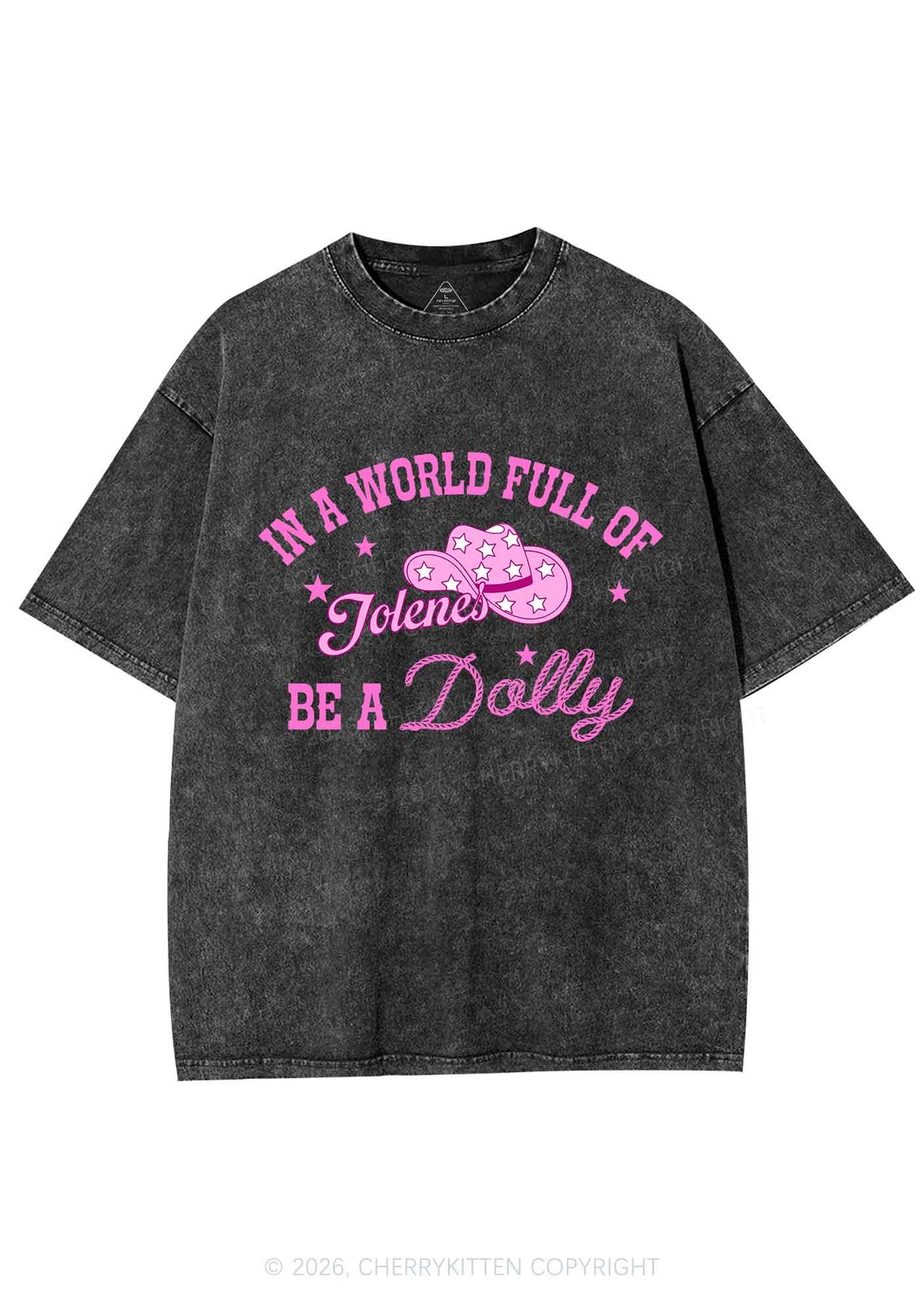 Be A Doll Y2K Shirts Washed Tee Cherrykitten