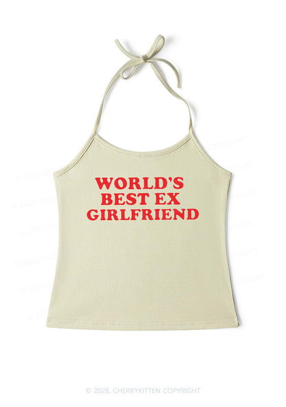 Best Ex Girlfriend Y2K Halter Neck Cami Cherrykitten