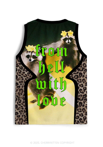 Custom Cunty From Hell With Love Y2K Sport Jersey Tank Cherrykitten